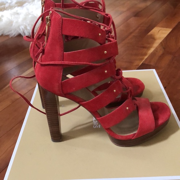MICHAEL Michael Kors Sofia Platform suede lace ups - Picture 3 of 6